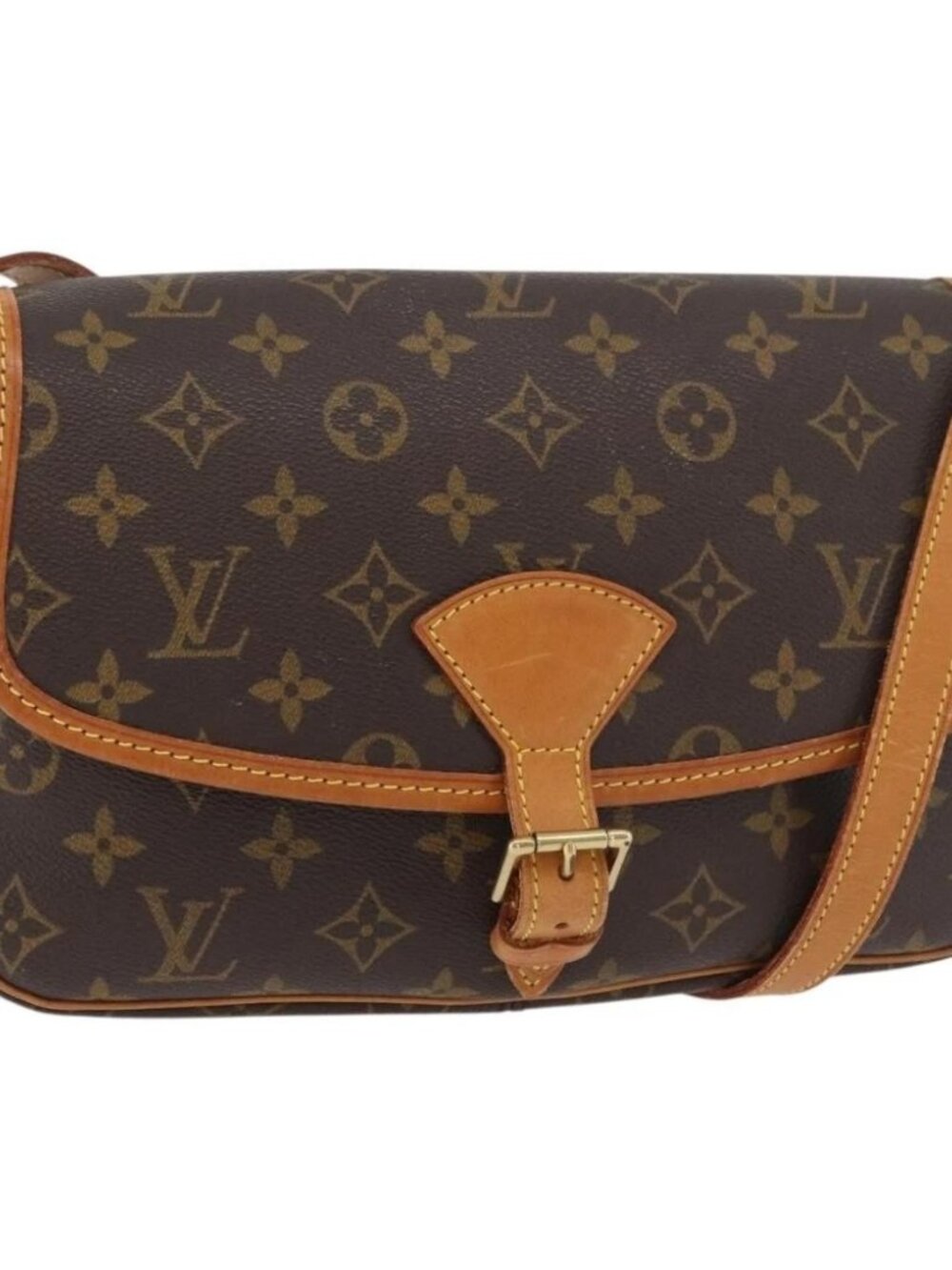 LOUIS VUITTON Monogram Sologne Shoulder Bag M42250 LV Auth ka4176A